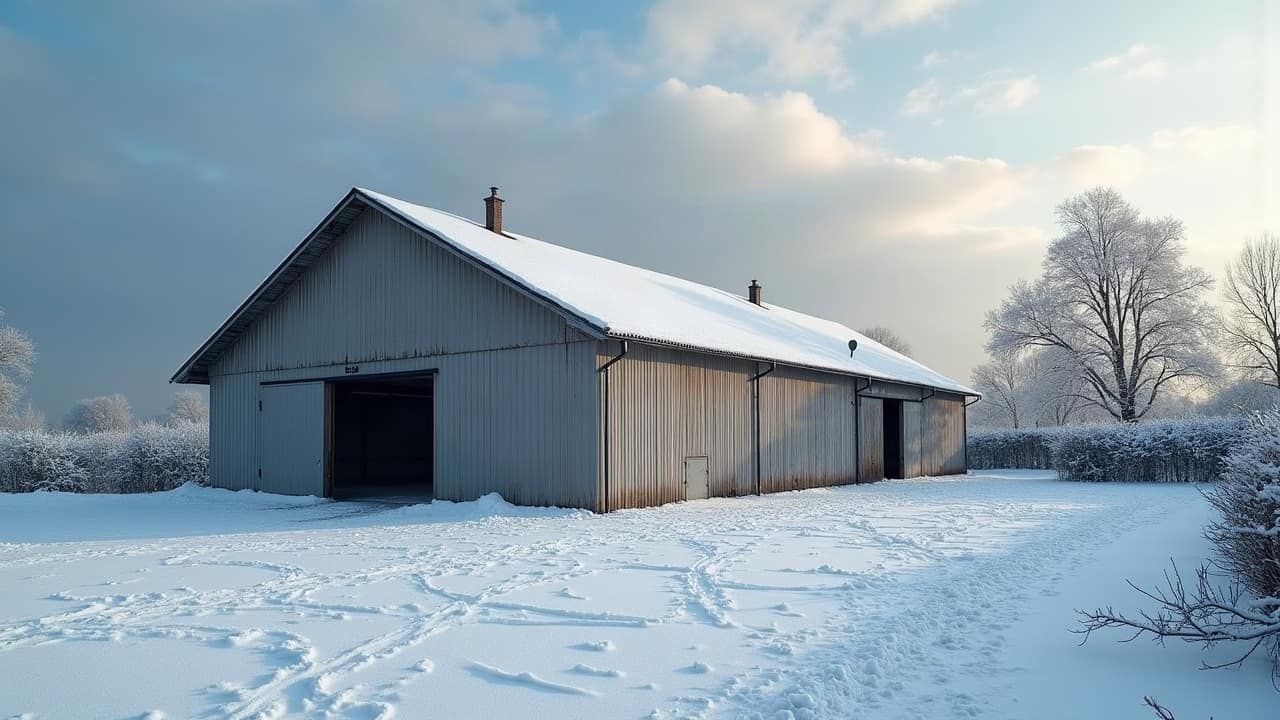 Grand hangar et neige, le diagnostic suit le climat local
