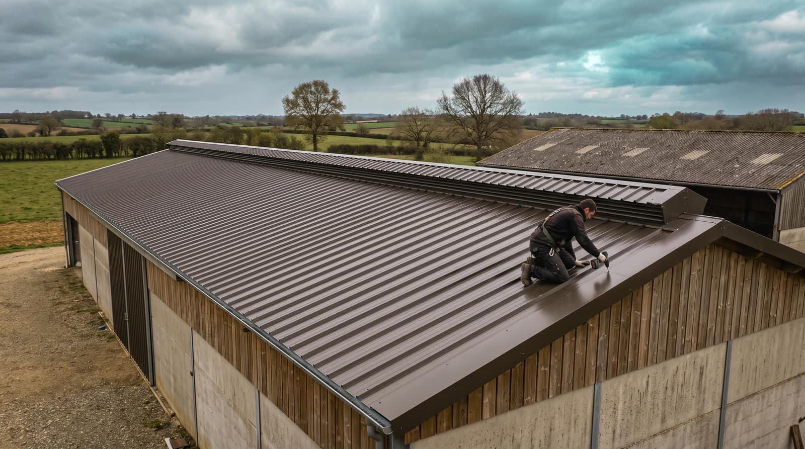 Isolation sous toiture agricole : hangar ou bâtiment d'élevage