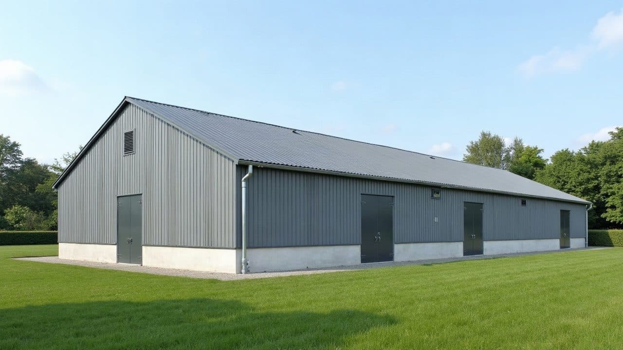Combien coûte une surcouverture bac acier sur un hangar ?